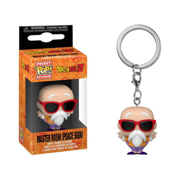 Dragon Ball Z Master Roshi Peace Sign Funko Pocket Pop! Key Chain